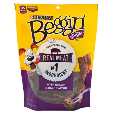 Snack Para Perro Beggin Strips Bacon